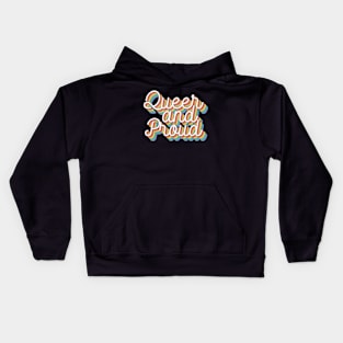 Queer And Proud Kids Hoodie